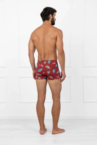 Retro pánské boxerky Italian Fashion - bavlna, elastan, slavnostní motiv