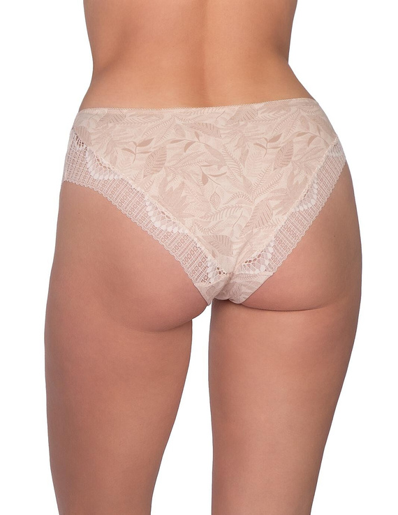 Dámské kalhotky L-1593 BI Lama bavlna krajka 2 ks