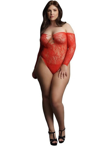 Body DCH004 Le Désir sexy body s kamínky a síťovinou