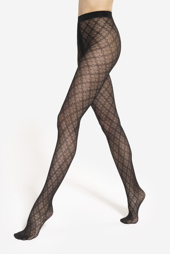 Arabesca 06 Punčocháče Gatta - 40 den, dekorativní vzor, matné