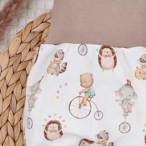 ABN-5590 Dětské bačkůrky Circus Nini - 100% organická bavlna, měkké a antialergické