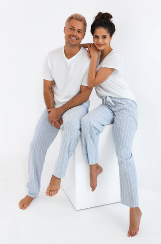 Pánské pyžamo David Sensis - perleťové