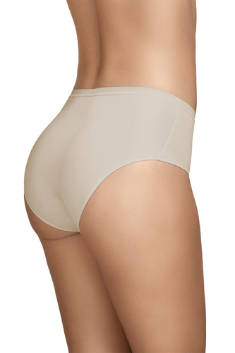Figi wysokie Selene 401 beżowe bawełniane, 2-pack, wygodny wysoki stan