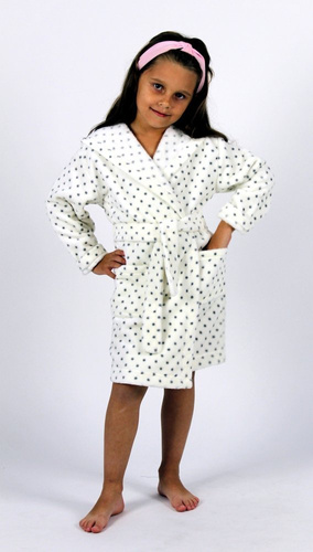 367 Melanie Forex Dětský župan - ecru