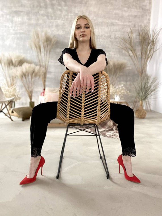 631 Milagros Dámské pyžamo Forex - černé