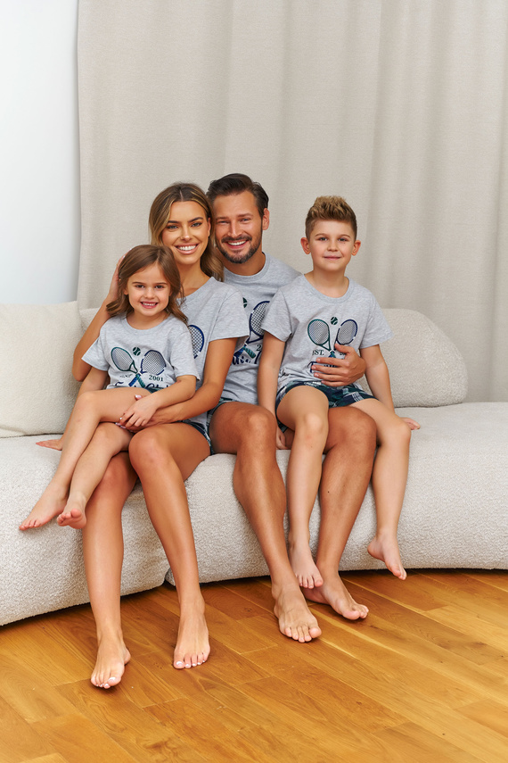 Pánské pyžamo Doctor Nap 7401 Tennis 95% bavlna