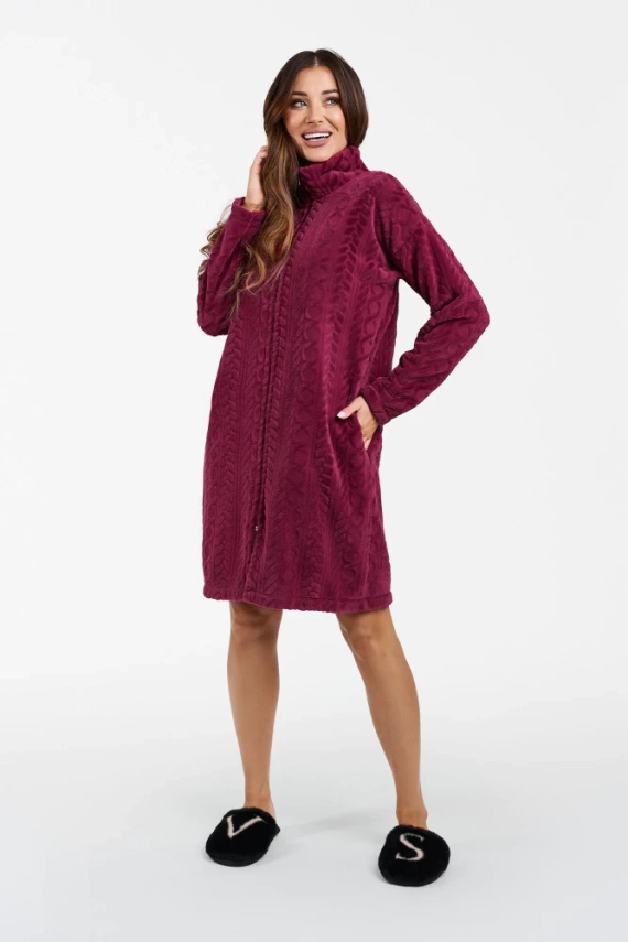 Dámský župan Rena Italian Fashion - bordó
