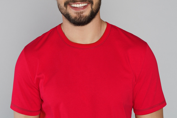 Narwik Pánské pyžamo s krátkým rukávem, dlouhé kalhoty Italian Fashion- červená/potisk