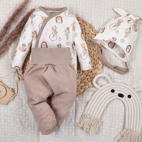 ABN-5591 Dětské bačkůrky Circus Nini - 100% organická bavlna, měkké a antialergické