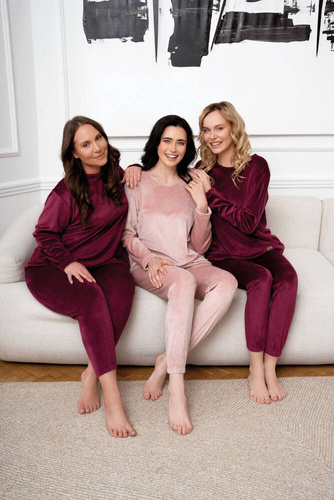 Akara Dámská souprava Italian Fashion - pudrově růžová