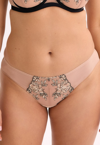 GFP 035 Oksana Dámské tanga kalhotky Gaia beige