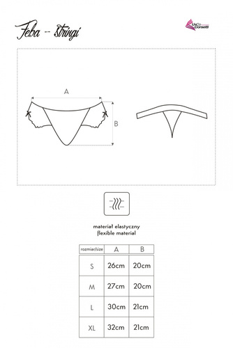 Feba Dámská tanga LivCo Corsetti Fashion