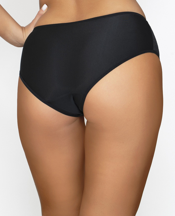 Dámské kalhotky s vysokým pasem Sylvie PariPari - černé