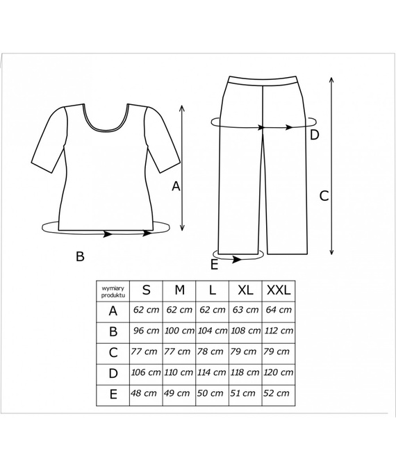 Caroline 3/4 Donna - dámské bavlněné pyžamo s květinovým potiskem, krátkým rukávem a 3/4 kalhotami