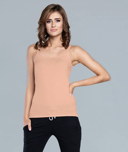 Dámská košile Ibiza s úzkými ramínky Italská móda - pudrově modrá