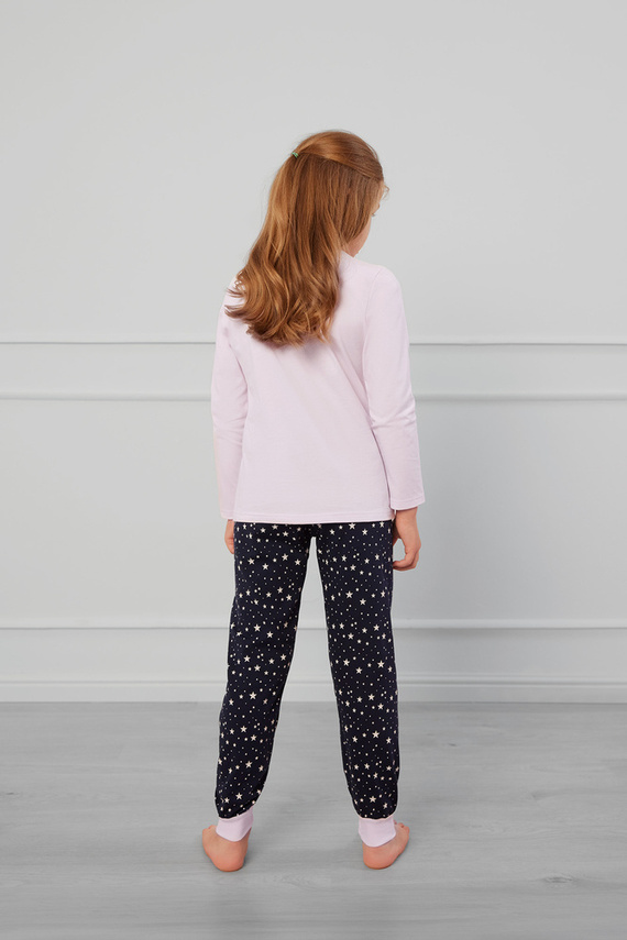 Libra Dívčí pyžamo Italian Fashion - růžová/potisk