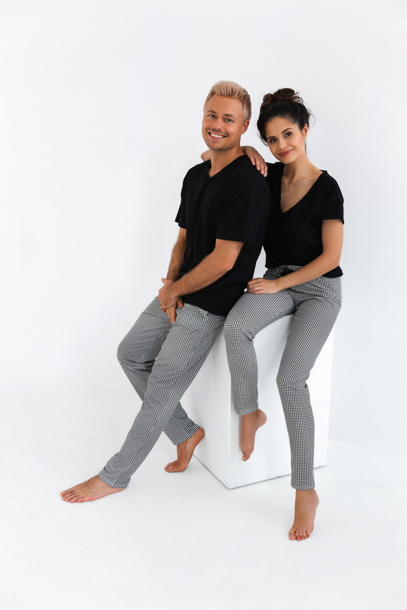 Pedro Pánské pyžamo Sensis - černé