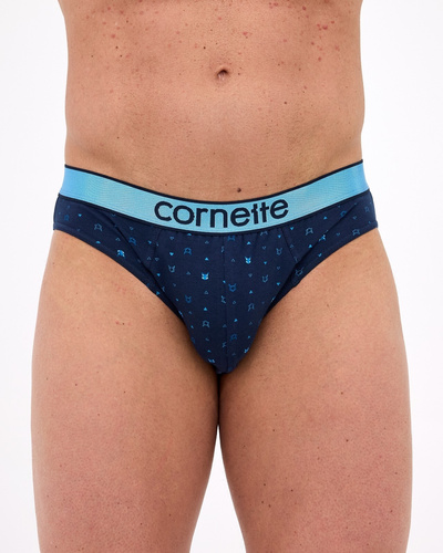 Pánské slipy Cornette High Emotion 507/38 navy blue - bavlněné, pohodlné a stylové