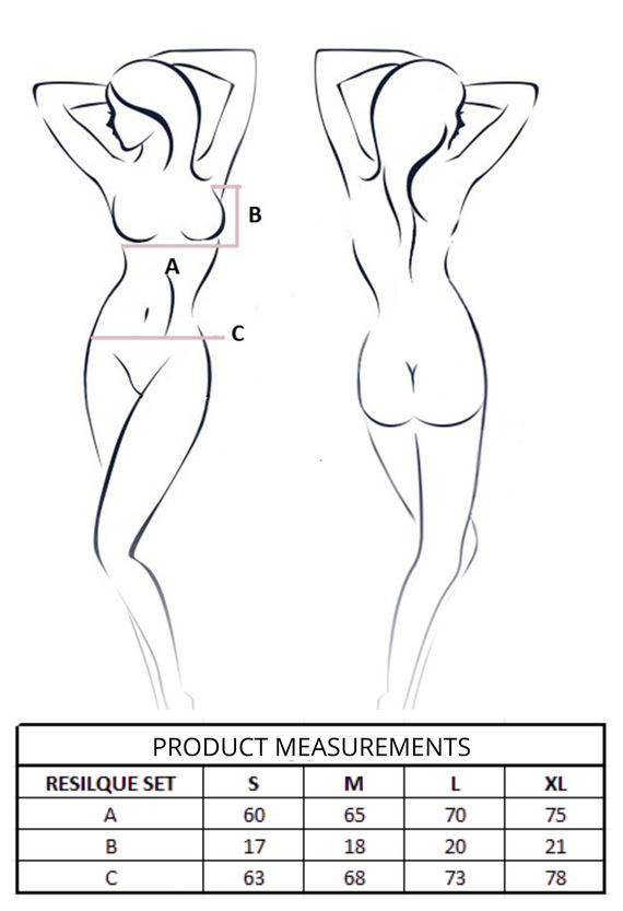 Resilque Set Tomato Red Passion red - elegantní souprava spodního prádla pro ženy