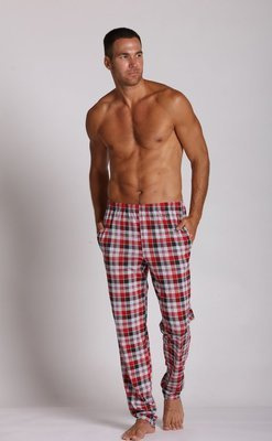 362 Kratka Forex pyžamové kalhoty - červené