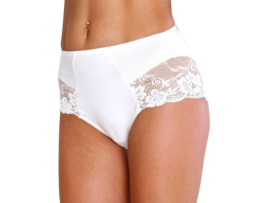 530 Iness Kalhotky s vysokým sedem De lafense - bílé