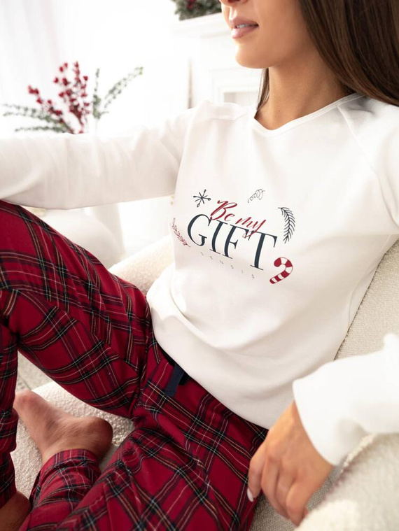 Maribel Interlock dámské pyžamo Sensis - krémové