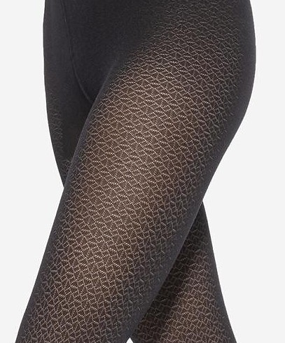 Loretta 159 Gatta dámské punčochové kalhoty - vzorované, 50 den, matné - nero