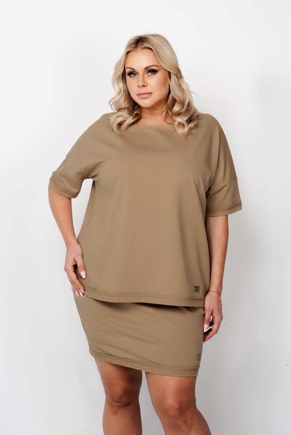 Karina dámská minisukně Italian Fashion - velbloudí