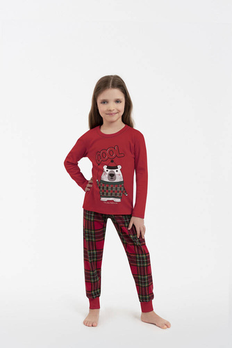 Tess Dětské pyžamo Italian Fashion - červené/potisk