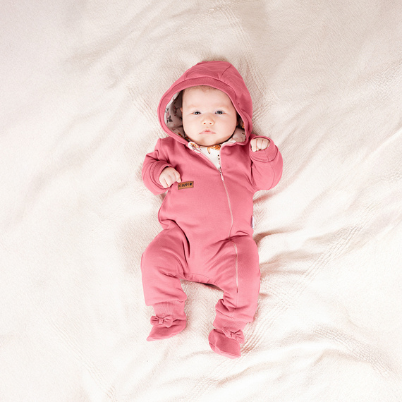 216267 Lala Nicol tepláky - růžové dětské boty s mašlí, velikost 56-68