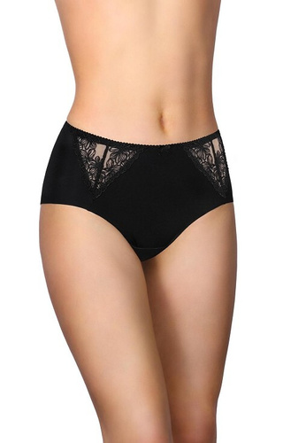 58 Spodní díl z černého mikrovlákna Modo se šněrováním vpředu, laserový střih