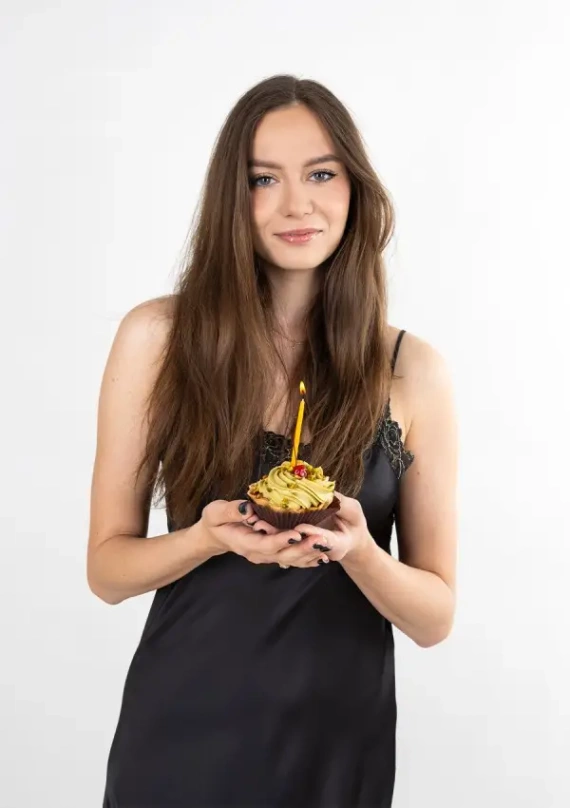 Rut saténový slip dlouhý černý Dkaren | elegantní noční slip bez ramínek