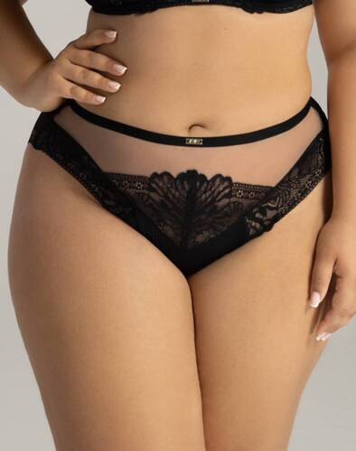 2145 AVA Dámské kalhotky - černé