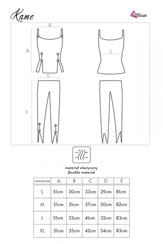 Kame LC 50002 LivCo Corsetti Fashion Dámské pyžamo