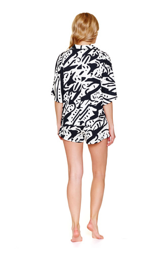 7310 Dámské pyžamo Doctor Nap La Palma - krátký komplet, 100% viskóza