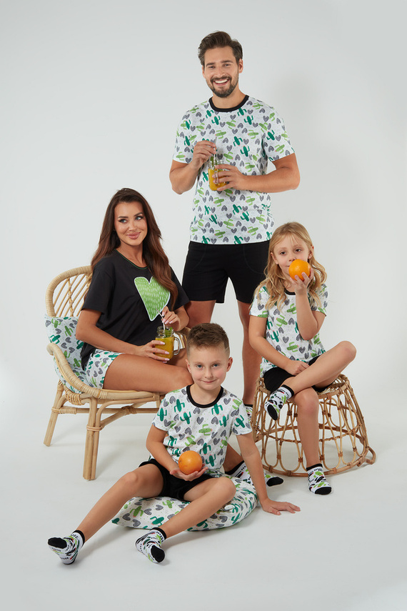 Picos Dětské pyžamo Italian Fashion - potisk/černá barva