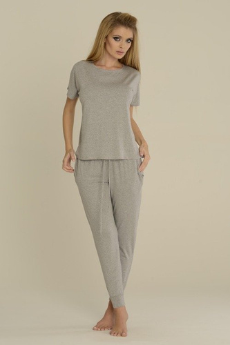 524 Paula Dámské pyžamo De Lafense - světlý melír
