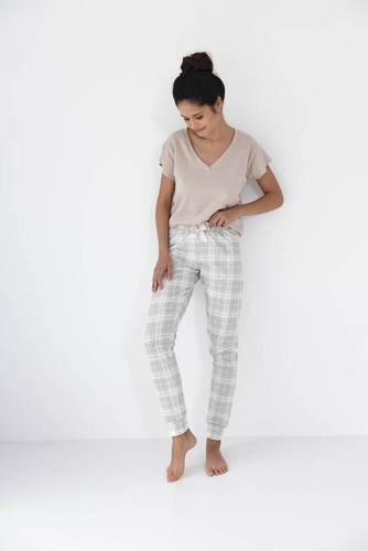 Dámské pyžamo Lena Sensis - béžové