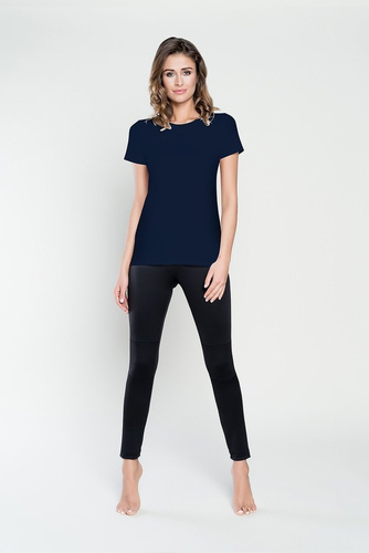 Ibiza Dámské tričko s krátkým rukávem Italian Fashion - tmavě modré