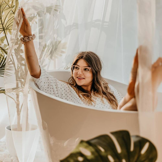 605 Perla Dámský krátký župan Forex - ecru barva