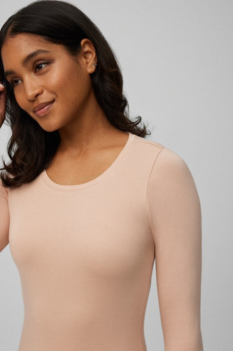 Dámské termo tričko Ysabel Mora 70017 nude- měkké, prodyšné, hypoalergenní, dlouhý rukáv