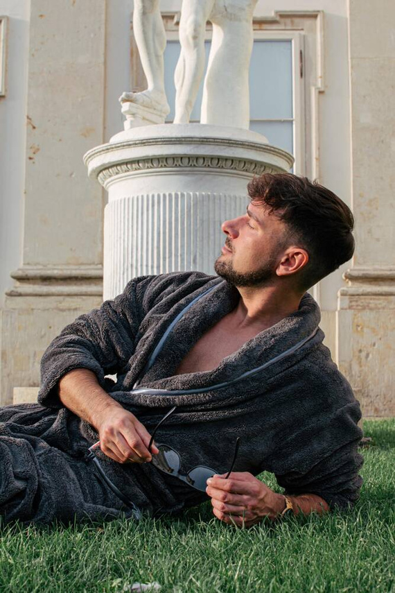 716 Rafael pánský župan De lafense - grafitový