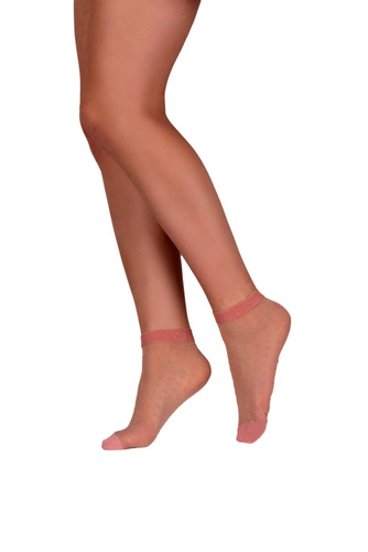 Almonnd 20 DEN Ponožky s tečkami LivCo Corsetti Fashion