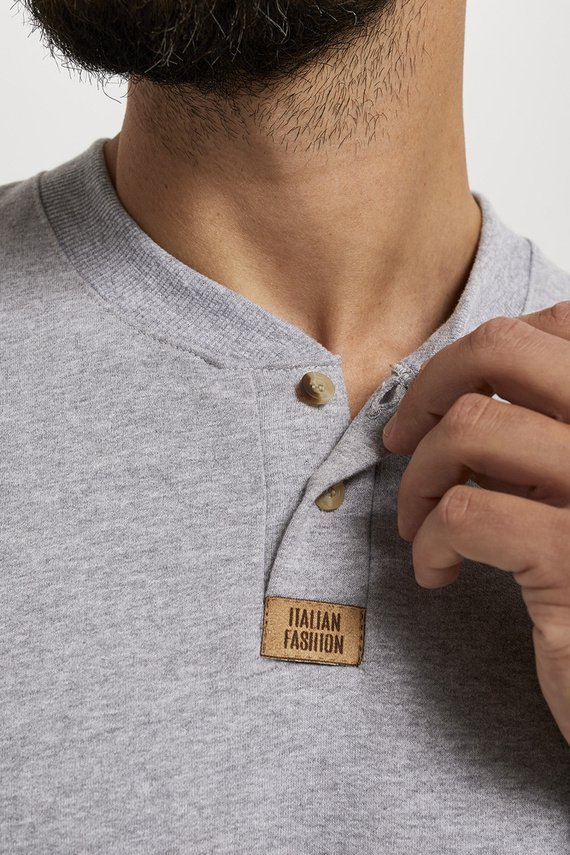 Souprava Leader Tracksuit dlouhá. rukáv, délka. kalhoty Italian Fashion - melange