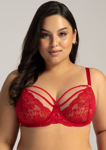 1824/1 Soft Ava Bra červená