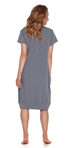 4348 Koszula Nocna ciążowa i do karmienia Doctor Nap - dark grey