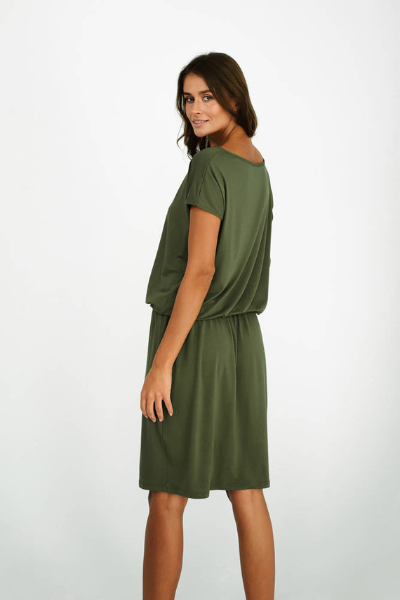 Paramo Dámské šaty Italian Fashion - khaki