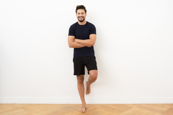 Ikar pánské tričko s krátkým rukávem Italian Fashion - tmavě modré