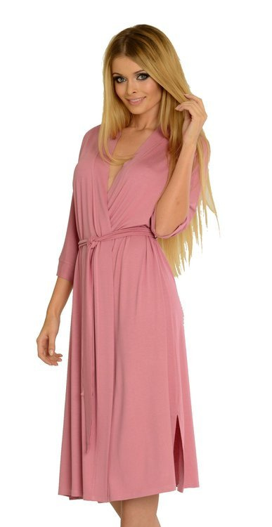 942 Visa Dlouhý župan De Lafense - špinavě růžový