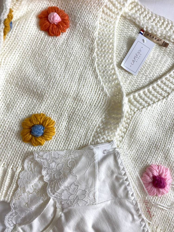 530 Iness Kalhotky s vysokým sedem De lafense - bílé